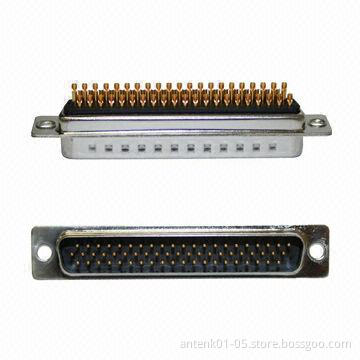 Solder Cup Machined High-density D-Sub Connectors, Male Type